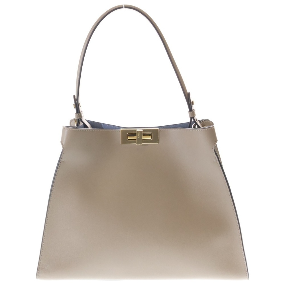 Fendi By The Way Leather Hobo Bag Beige